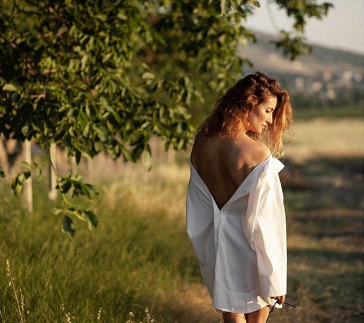 Classic White Shirt Dress