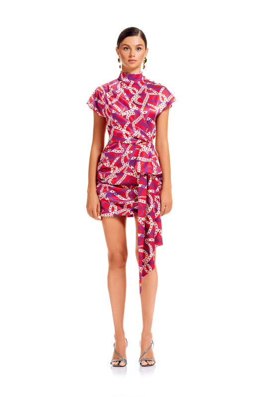 Scarlet Chain Mini Dress