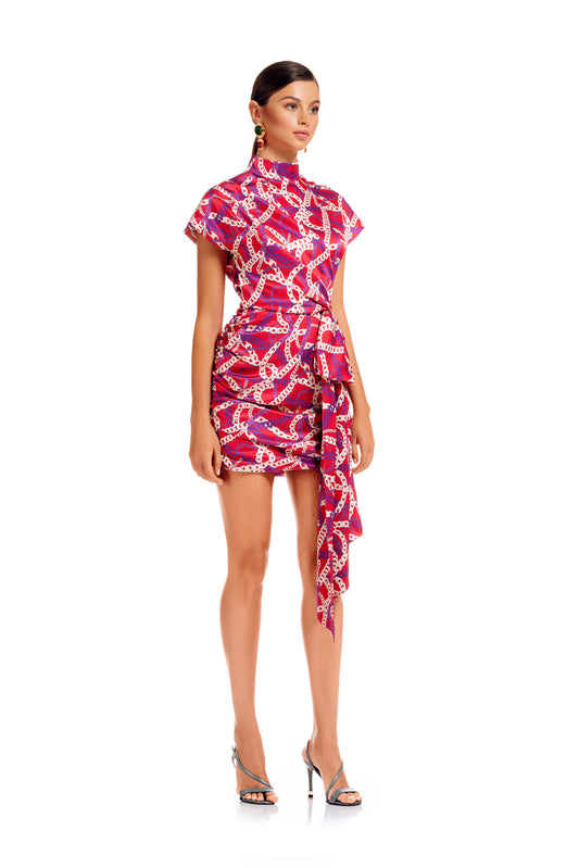 Scarlet Chain Mini Dress