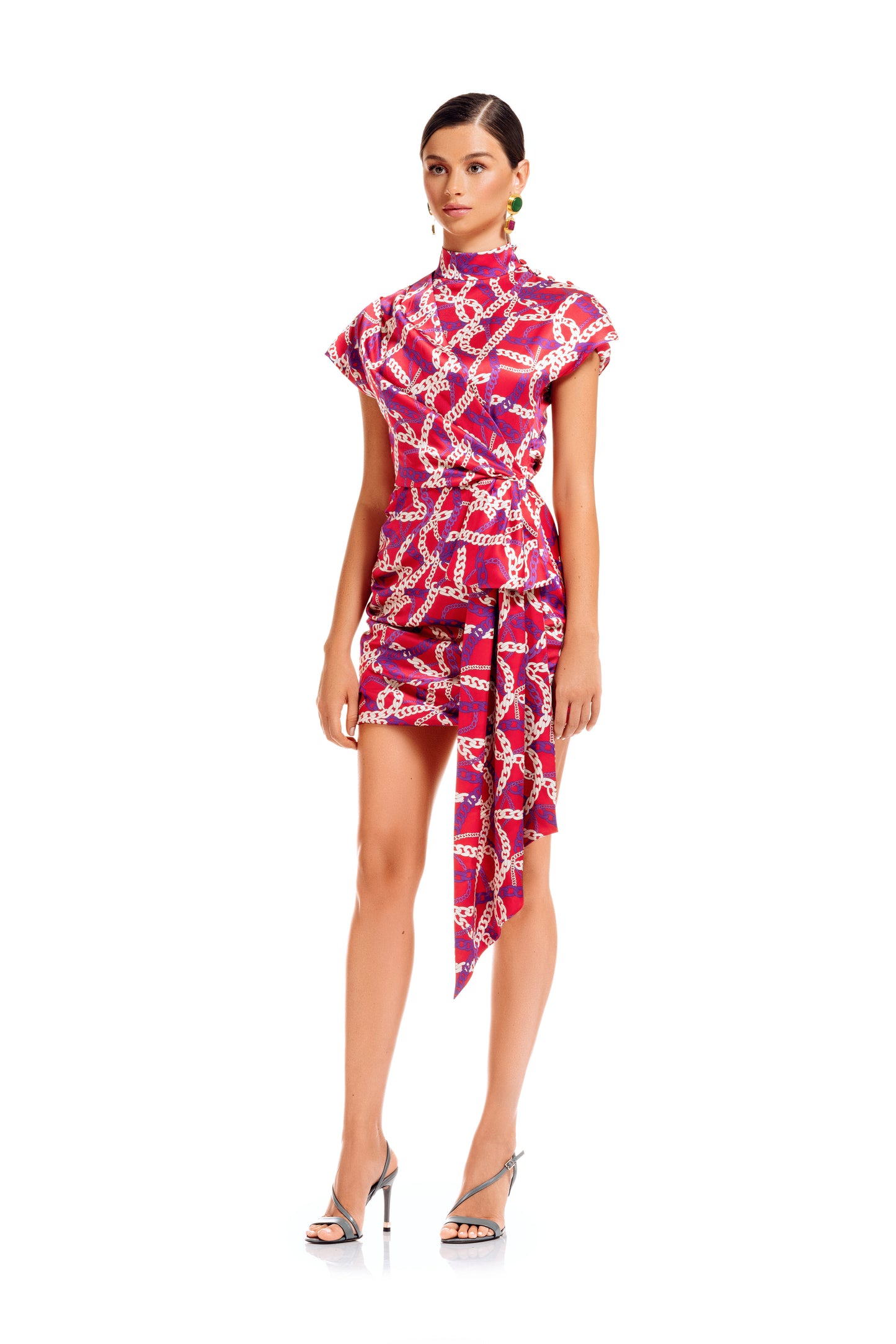 Scarlet Chain Mini Dress