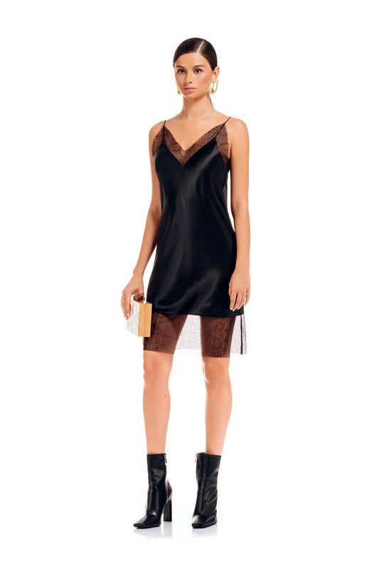 Silk Noir Dress